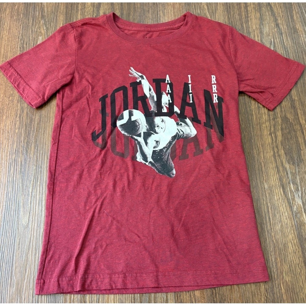 Nike Air Jordan Boys T-shirt Graphic Tee Medium